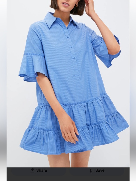 Pomander Place Dresses & Skirts - Pomander Place Blue Stripe Mckenna Dress